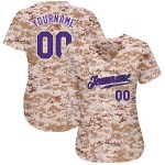 Per il servizio di baseball personalizzato Maglia mimetica viola-nera autentica Salute Per il servizio di baseball personalizzato Maglia mimetica viola-nera autentica Salute