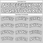 Maglia da baseball personalizzata autentica, a coste grigie, in maglia bianca e nera, stile retrò Maglia da baseball personalizzata autentica, a coste grigie, in maglia bianca e nera, stile retrò