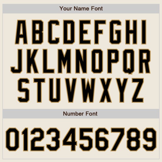 Maillot de baseball authentique, doré, crème, personnalisé, noir, ancien Maillot de baseball authentique, doré, crème, personnalisé, noir, ancien