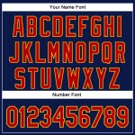 Maglia da baseball vintage autentica e personalizzata, con tatuaggi 3D rosso-oro blu navy Maglia da baseball vintage autentica e personalizzata, con tatuaggi 3D rosso-oro blu navy