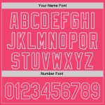 Maglia da baseball personalizzata per San Valentino, con cuore autentico rosa e bianco, 3D Maglia da baseball personalizzata per San Valentino, con cuore autentico rosa e bianco, 3D