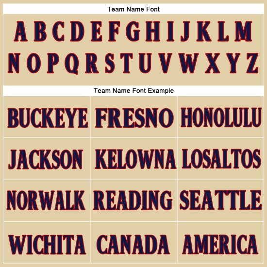 Maglia da baseball autentica personalizzata, blu navy e rossa Maglia da baseball autentica personalizzata, blu navy e rossa