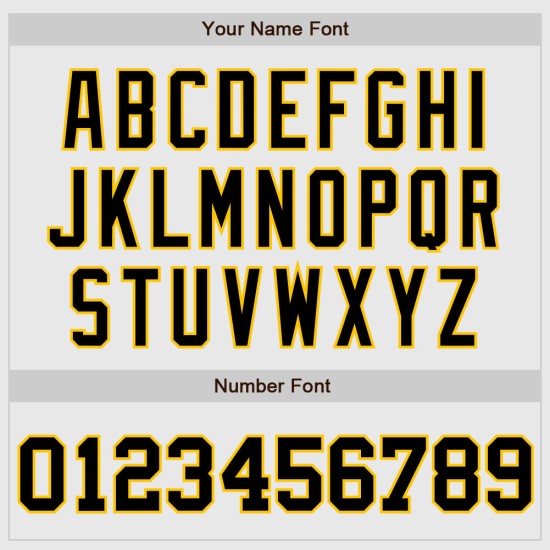 Maillot de baseball authentique personnalisé à rayures blanches, noir et or Maillot de baseball authentique personnalisé à rayures blanches, noir et or